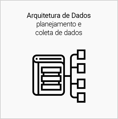 ícone arquitetura de dados