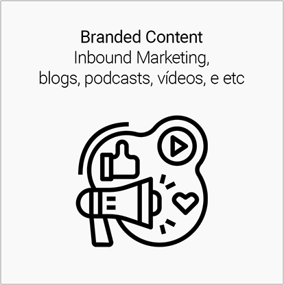 ícone branded content