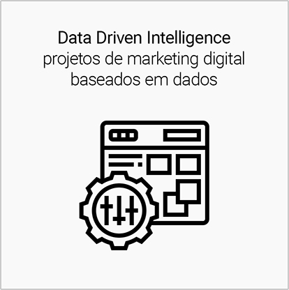 ícone data driven inteligence